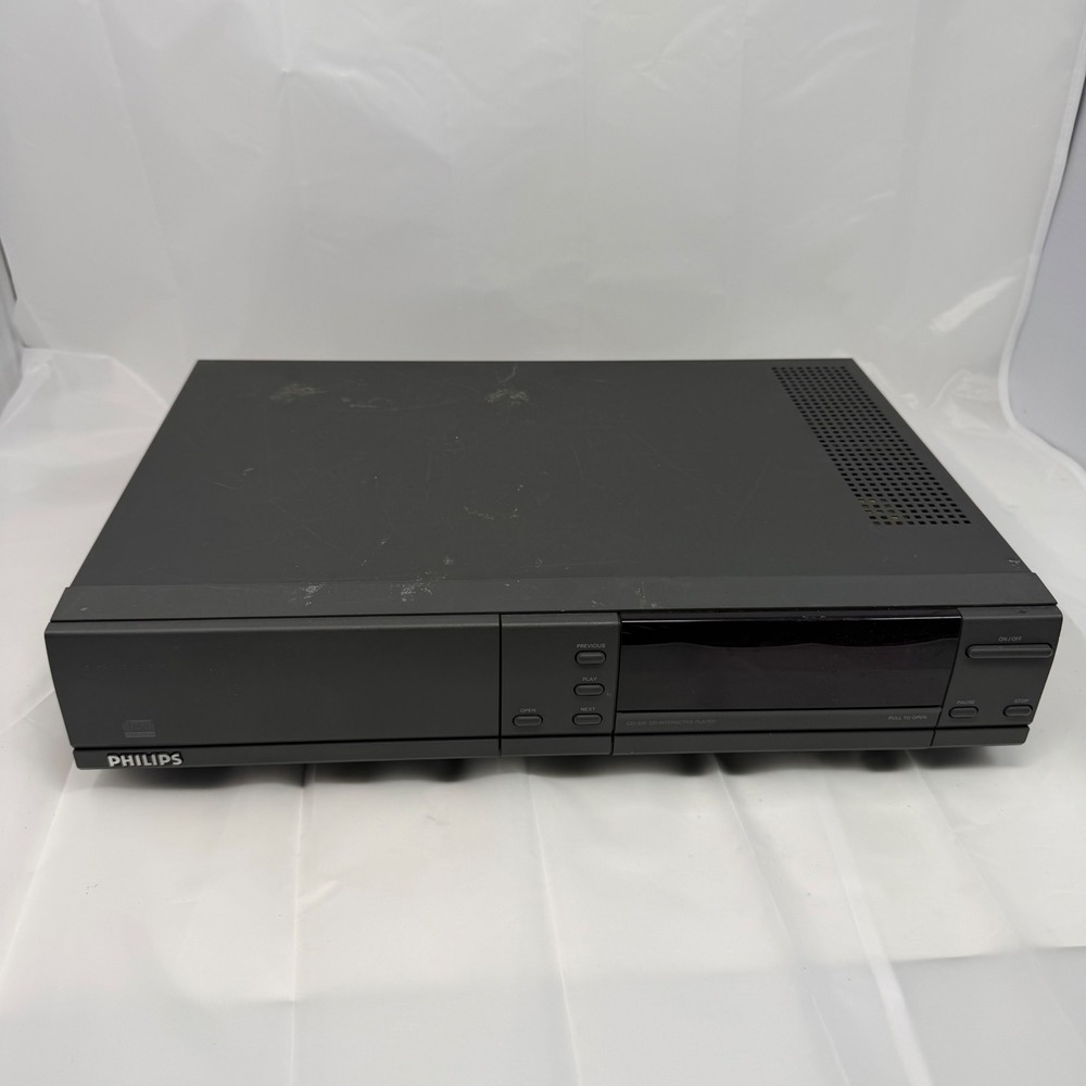 Philips CDI-220 BK12 CD-Interactive Player Vintage Multimedia Console Untested